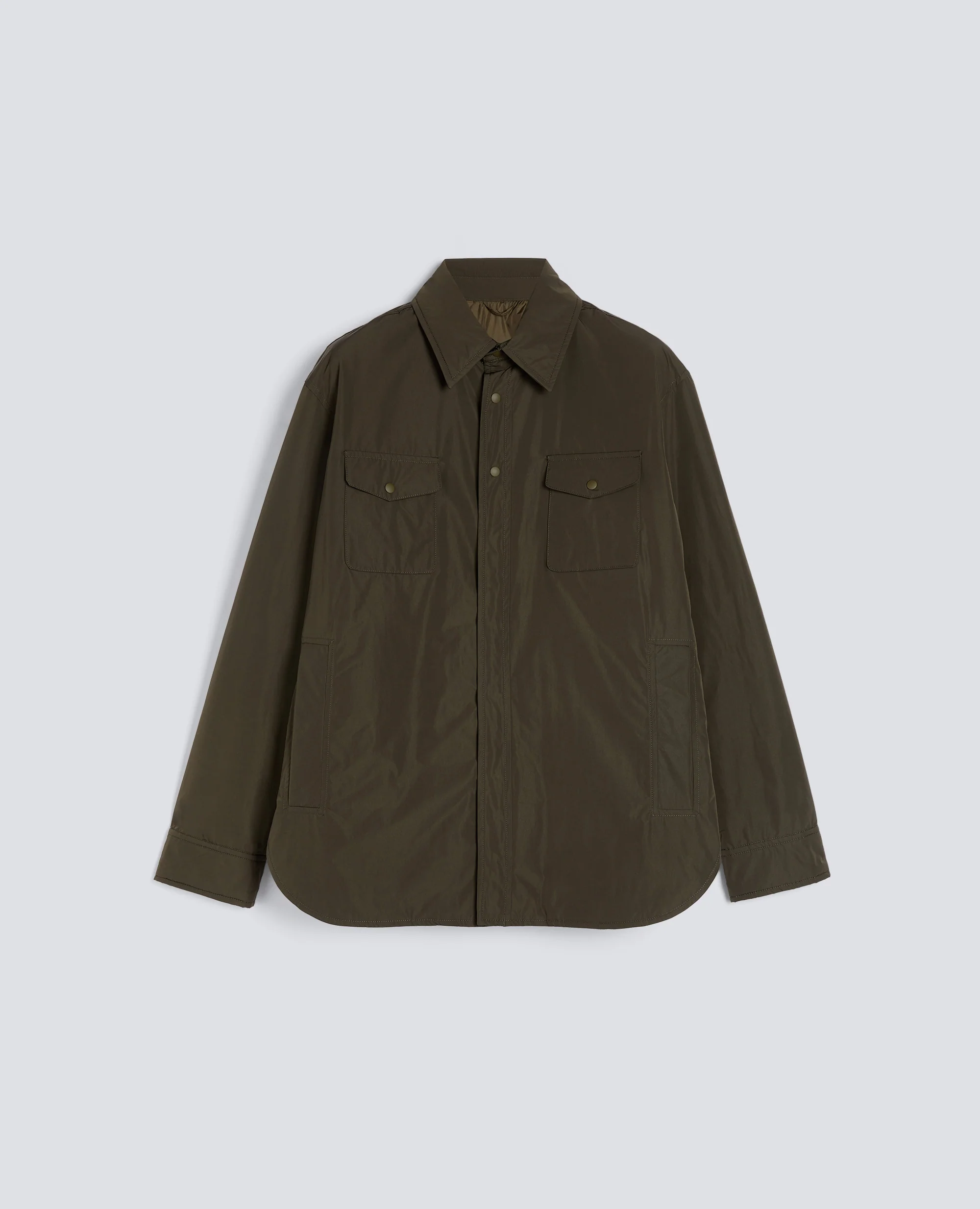 CAMICIA GILES IN TAFFETA - MILITARE