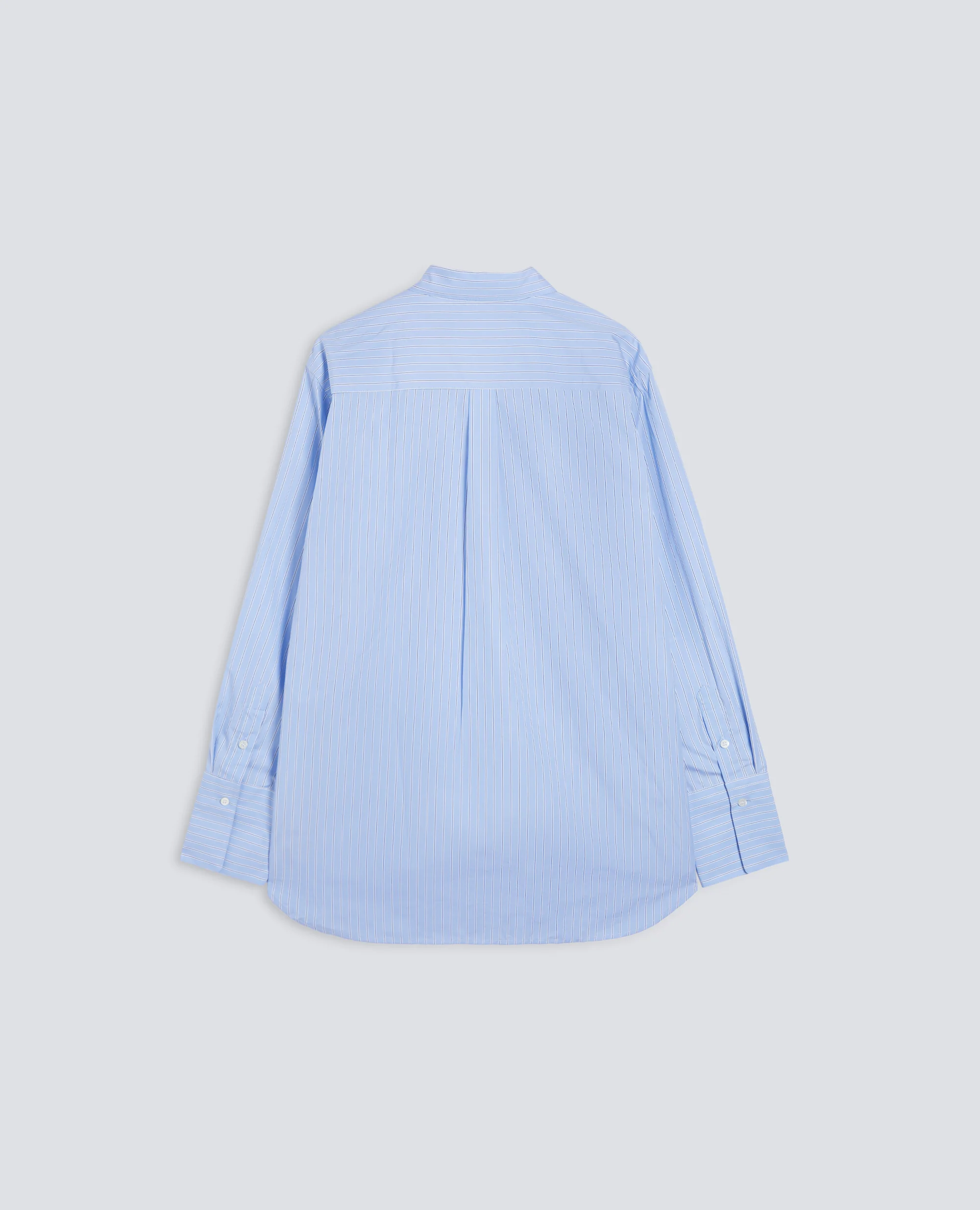 CAMICIA IN COTTON POPELINE STRUCTURED - FDO AZZURRO - Image 2