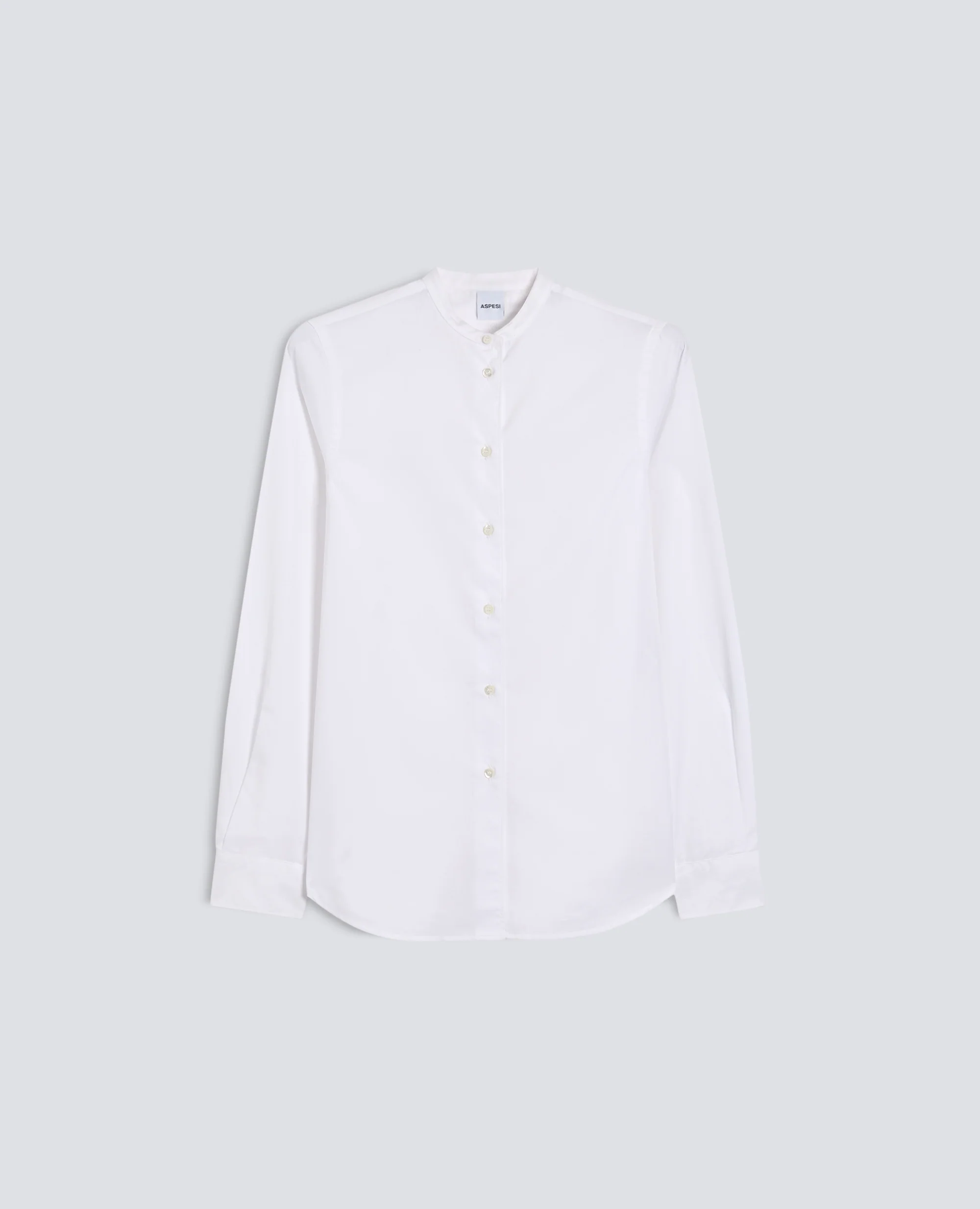 CAMICIA IN POPELINE DI COTONE - BIANCO