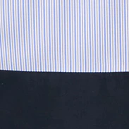 CAMICIA BOXY IN POPELINE COTONE - AA CAPSULE COLLECTION - RIGA AZZURRA - Image 5