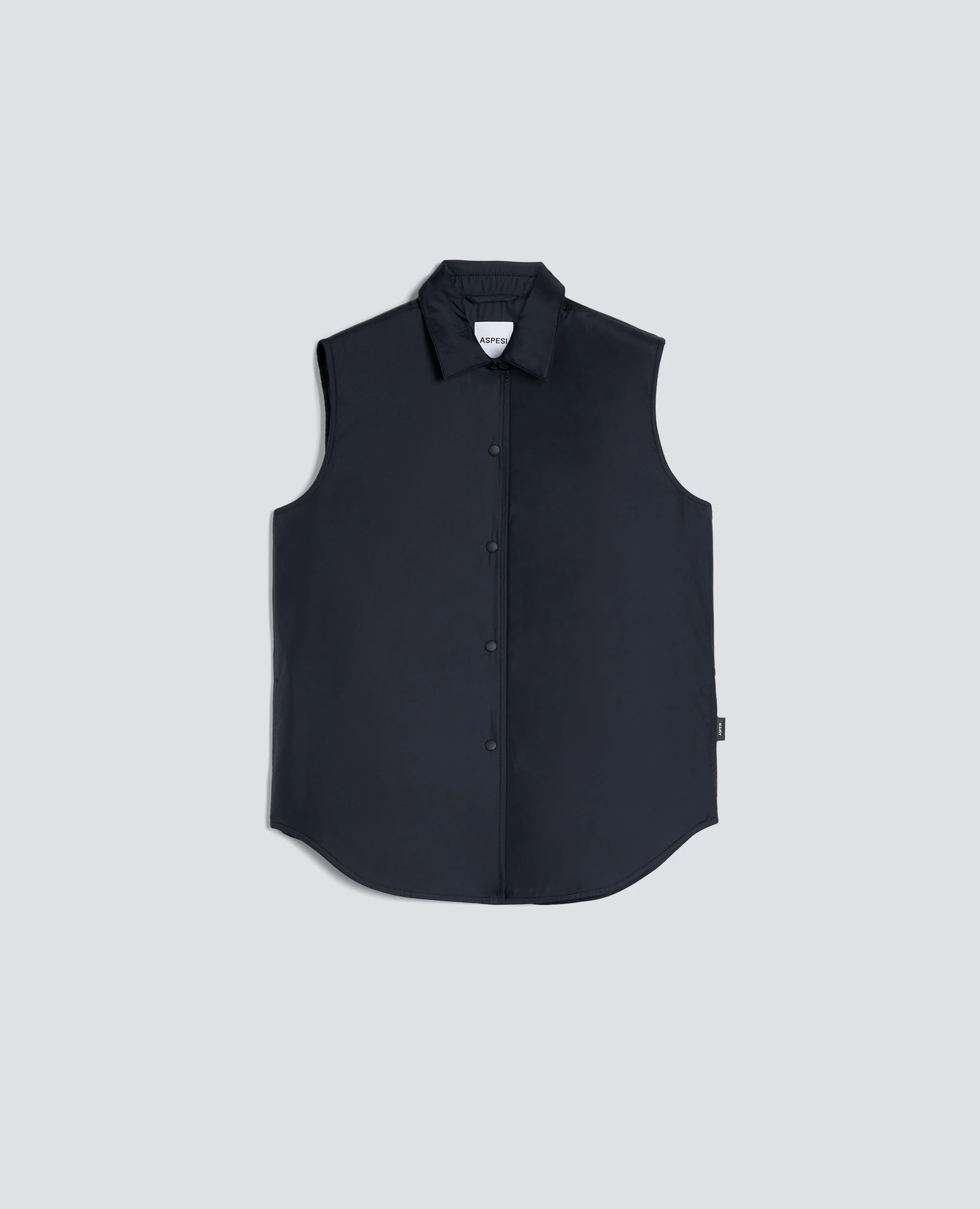 GILET DOT IN NYLON - NERO