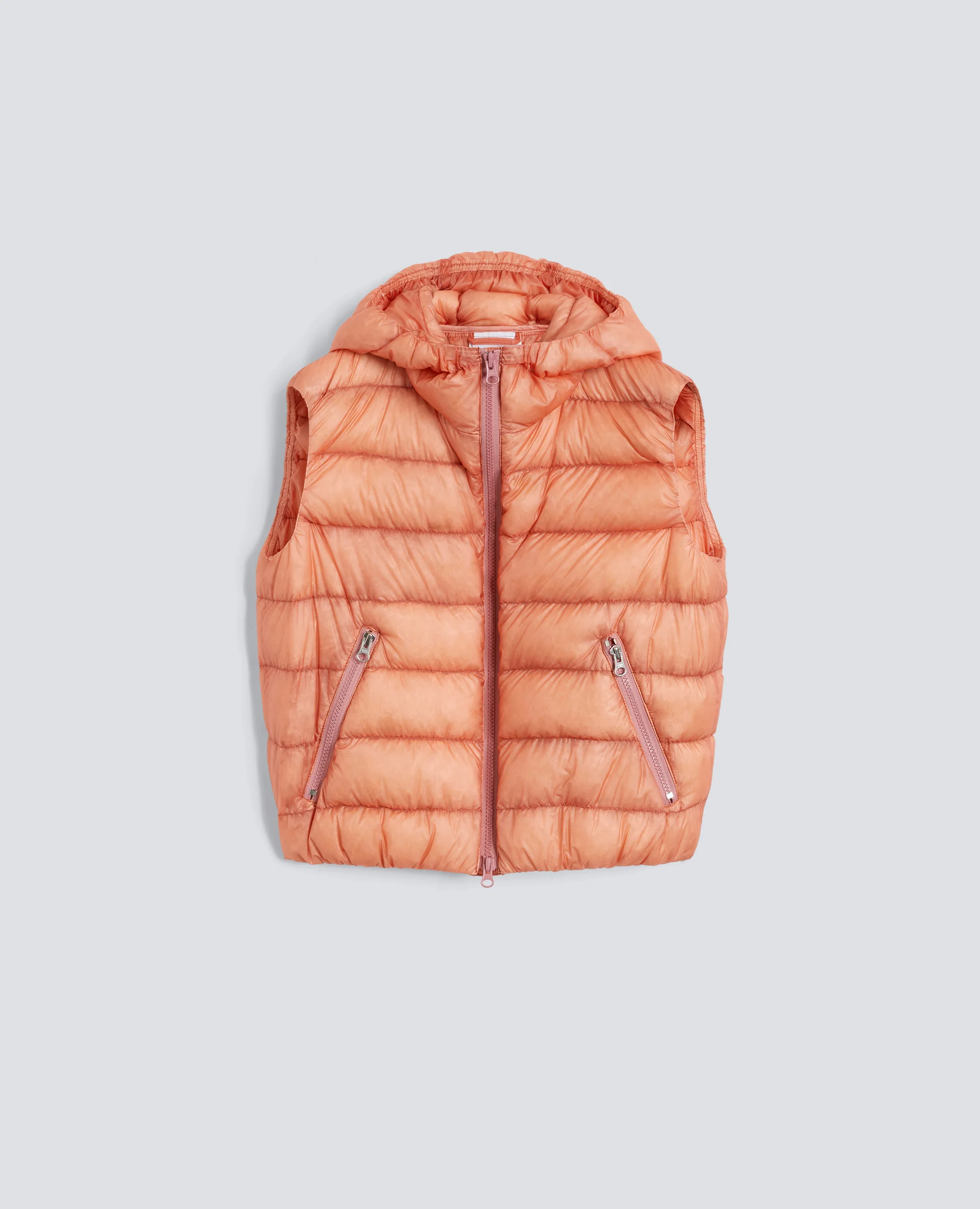 GILET IN NYLON RIPSTOP ULTRALIGHT - ROSA ANTICO