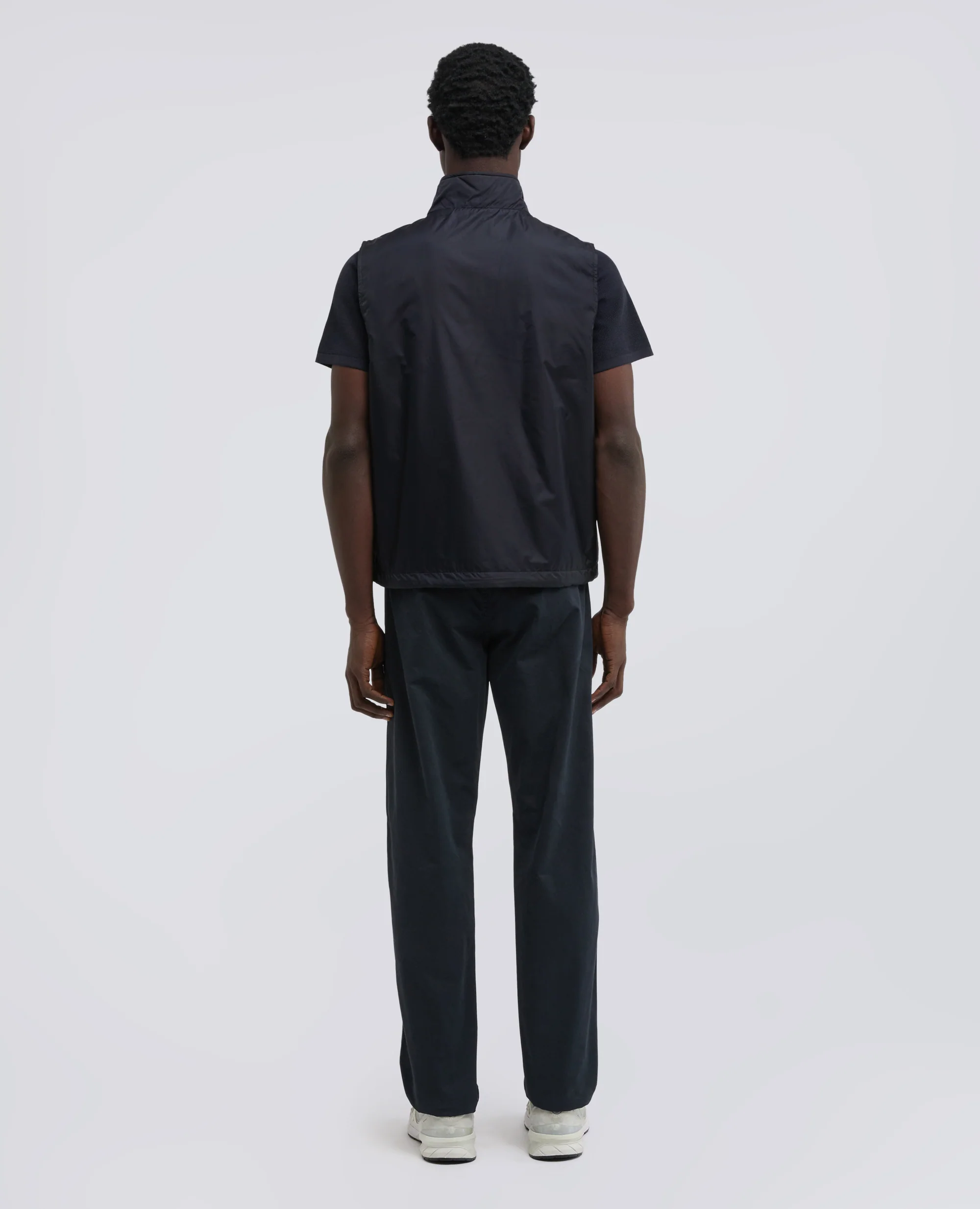 GILET VERNES IN NYLON - NERO - Image 3
