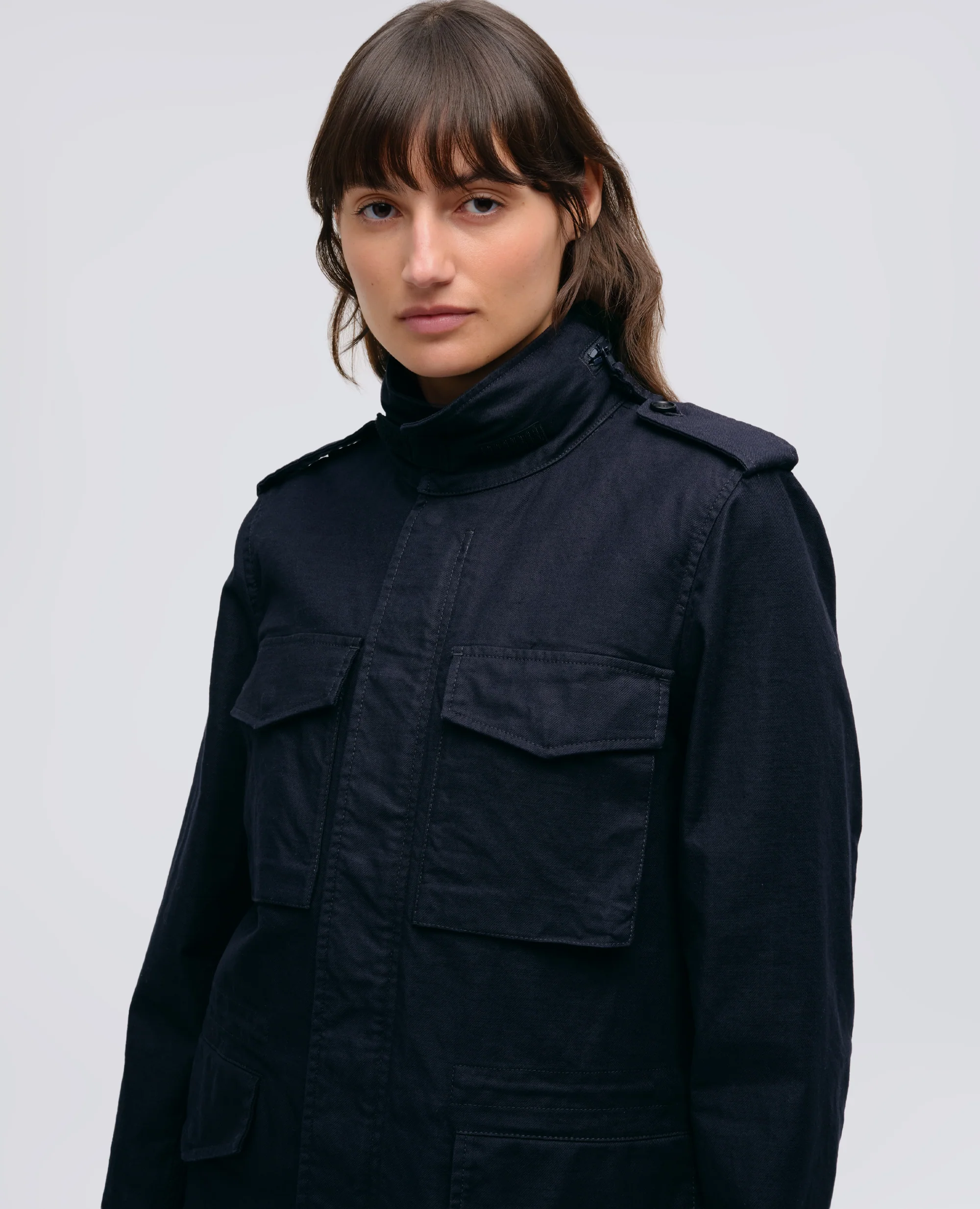 GIUBBOTTO MINI FIELD CON GILET INTERNO - NAVY - Image 4