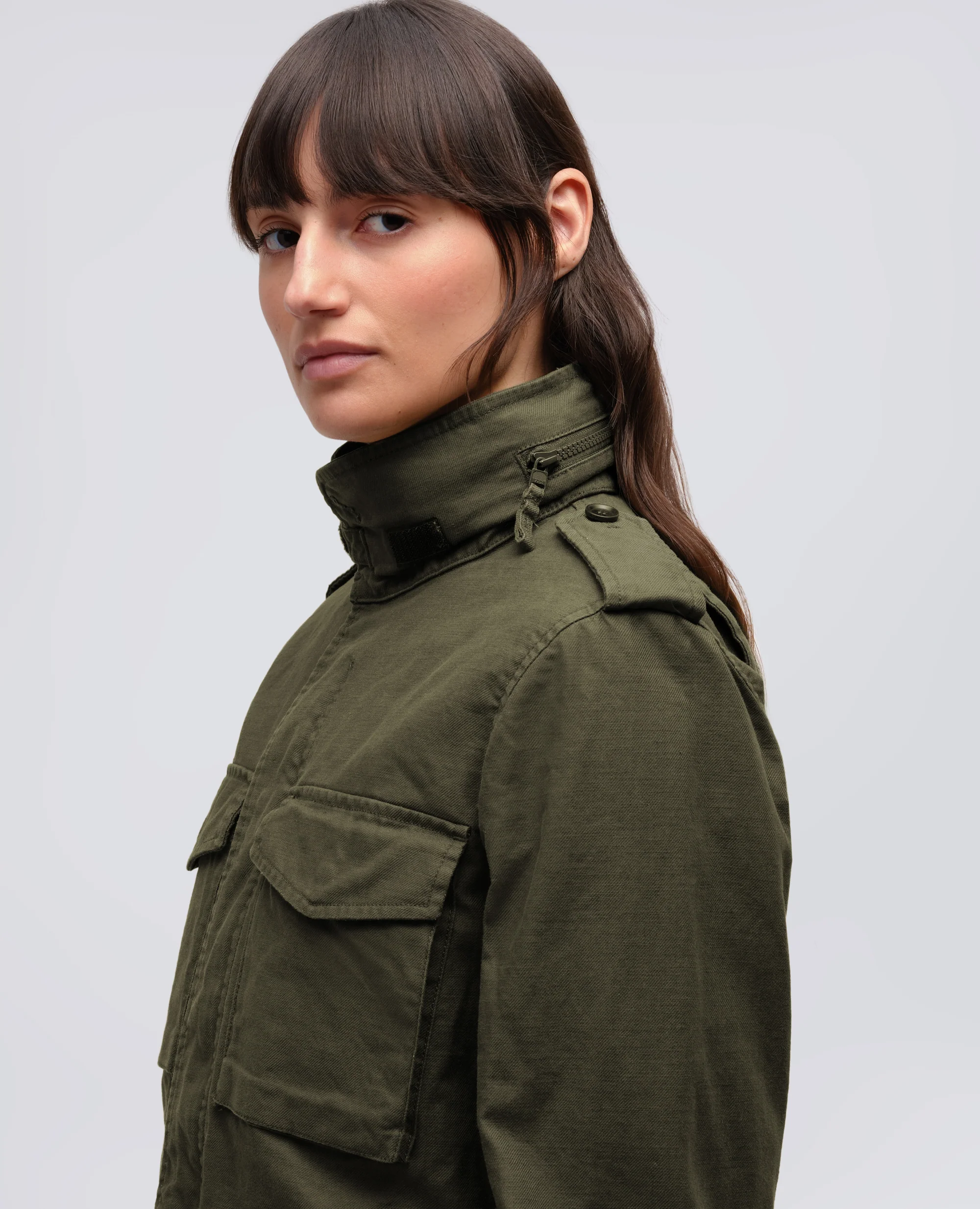GIUBBOTTO MINI FIELD CON GILET INTERNO - MILITARE - Image 4