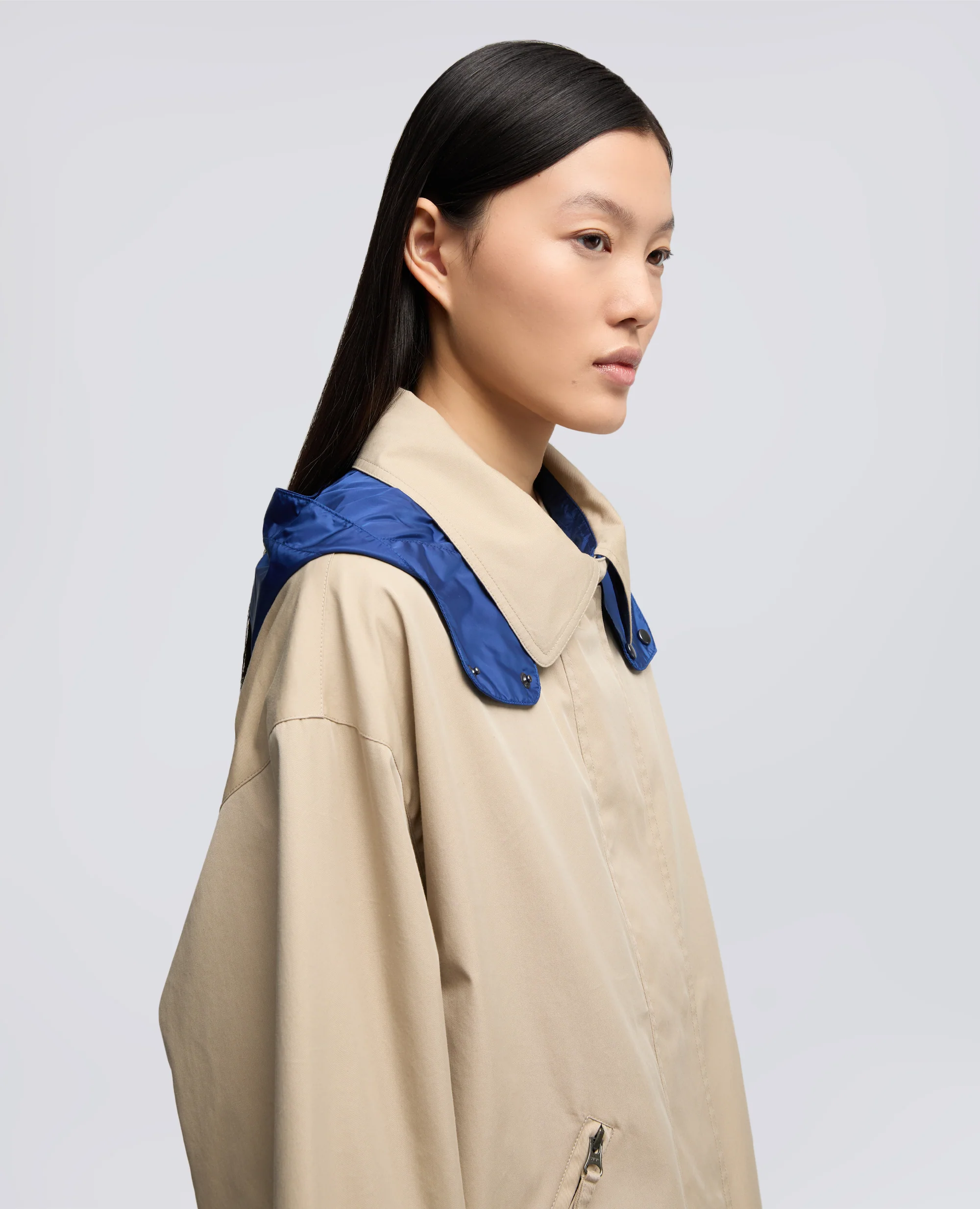GIUBBOTTO REVERSIBILE  IN TWILL DI COTONE POLIAMMIDE E NYLON - COLONIALE - Image 4