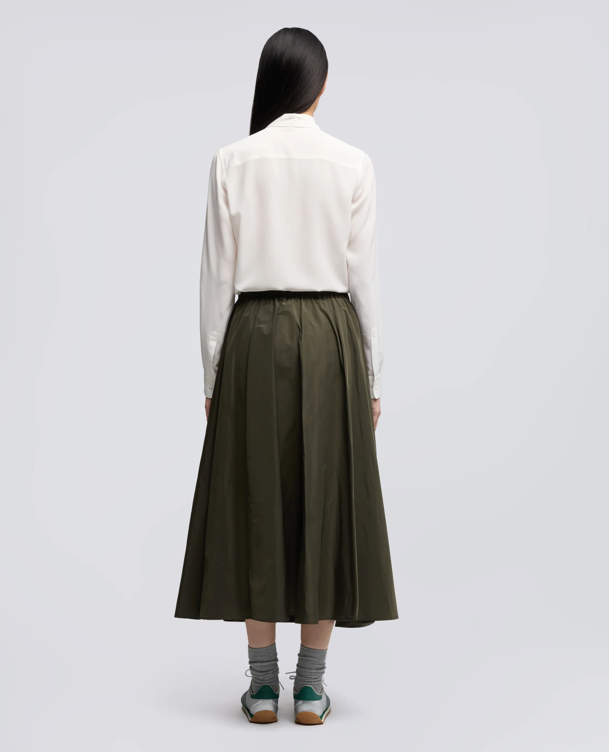 GONNA IN POLIESTERE TECNICO - MILITARE - Image 3