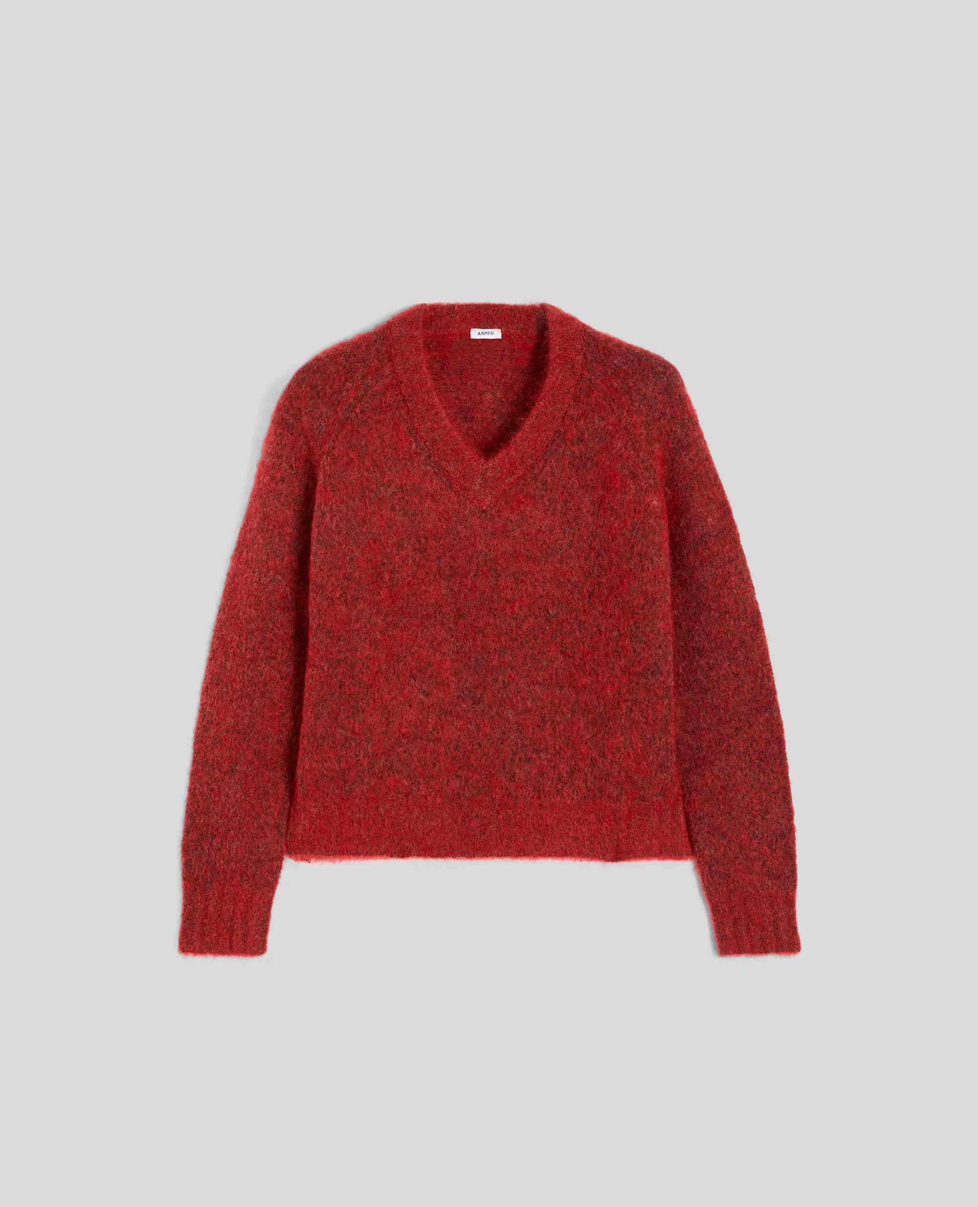MAGLIA IN MISTO LANA MOHAIR - CORALLO