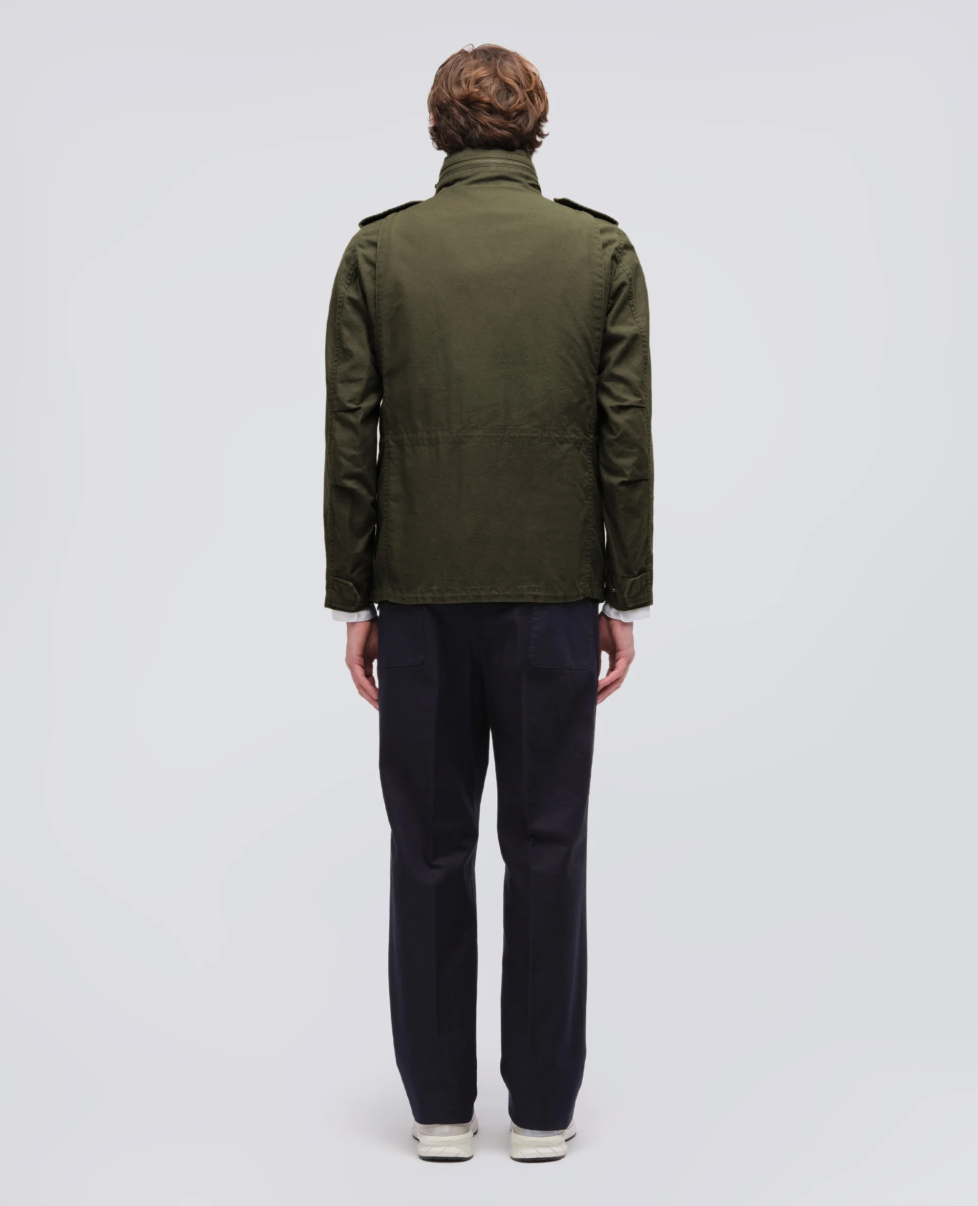 MINI FIELD JACKET IN GABARDINA DI COTONE - MILITARE - Image 3
