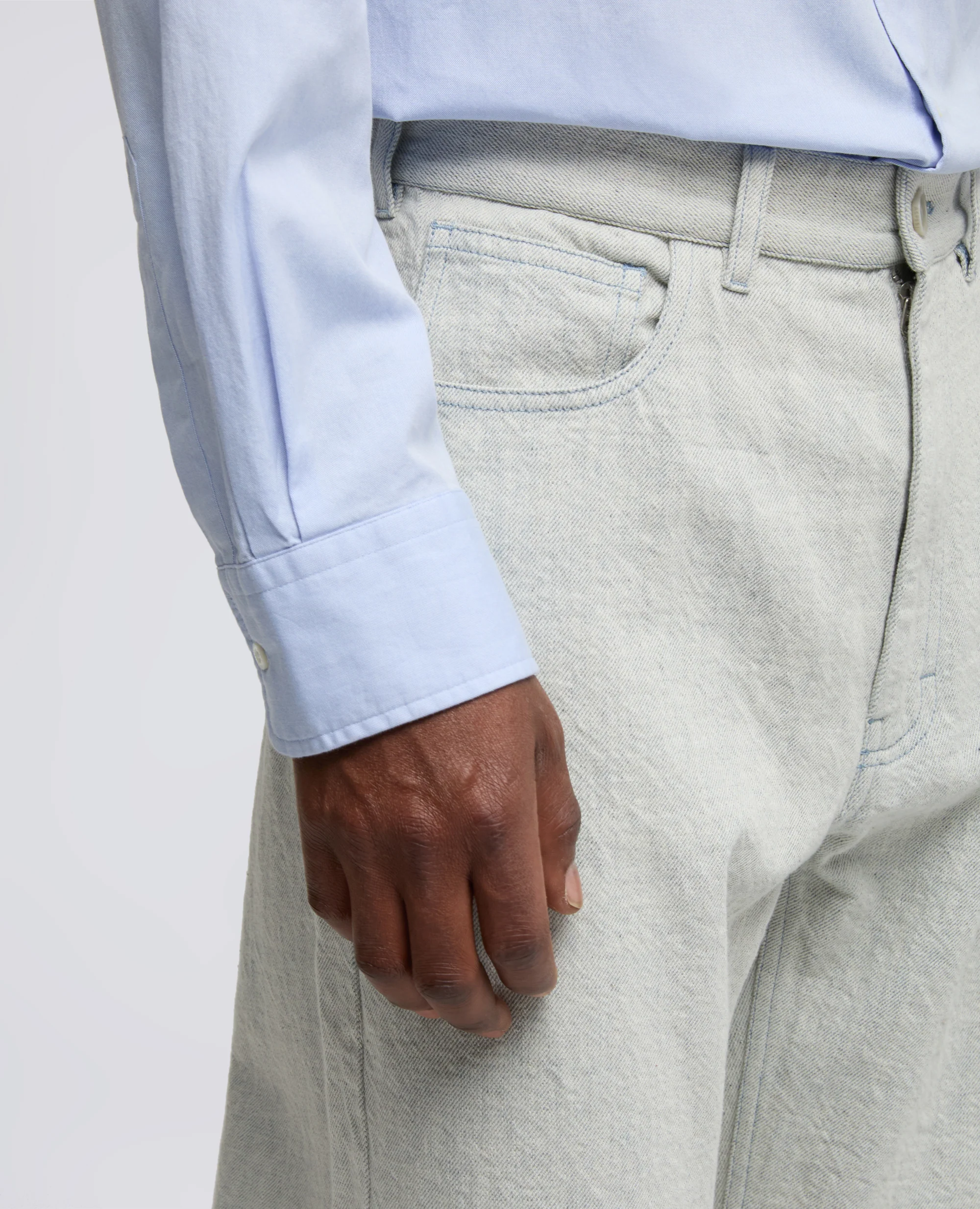 PANTALONE IN DENIM - SASSO - Image 4