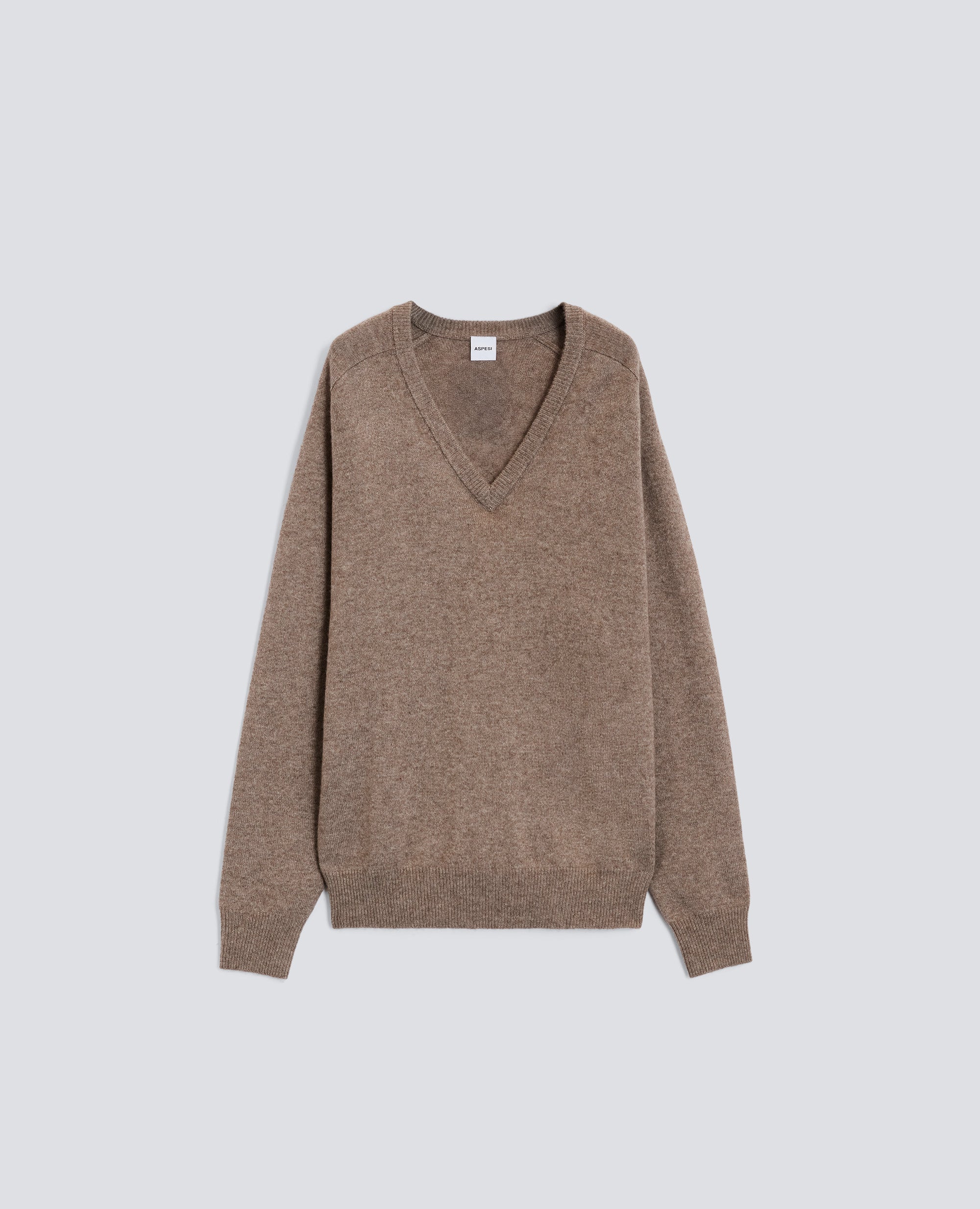 MAGLIA CON SCOLLO A V - TORTORA