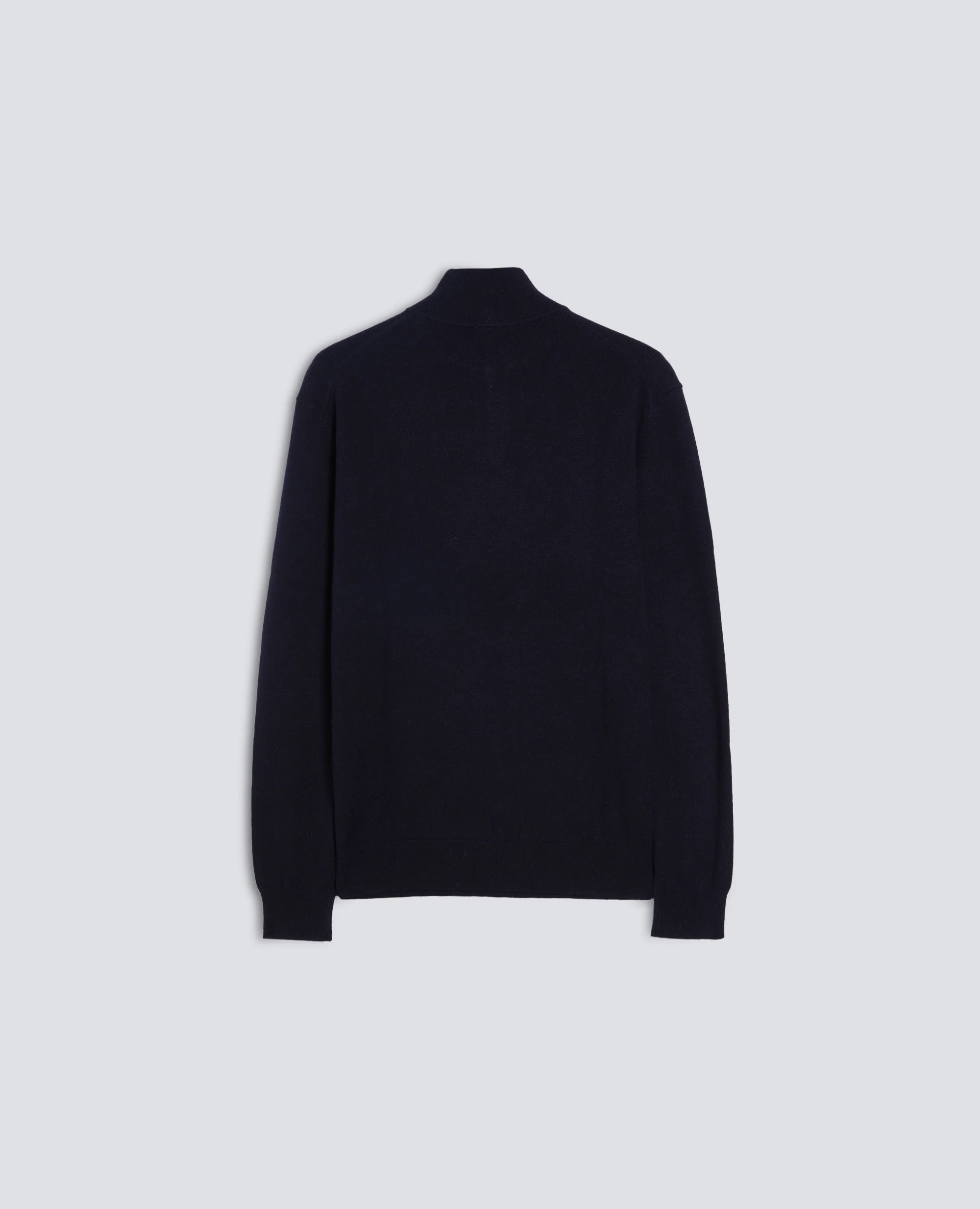 MAGLIA CON COLLO ALTO - BLU BLACK - Image 2