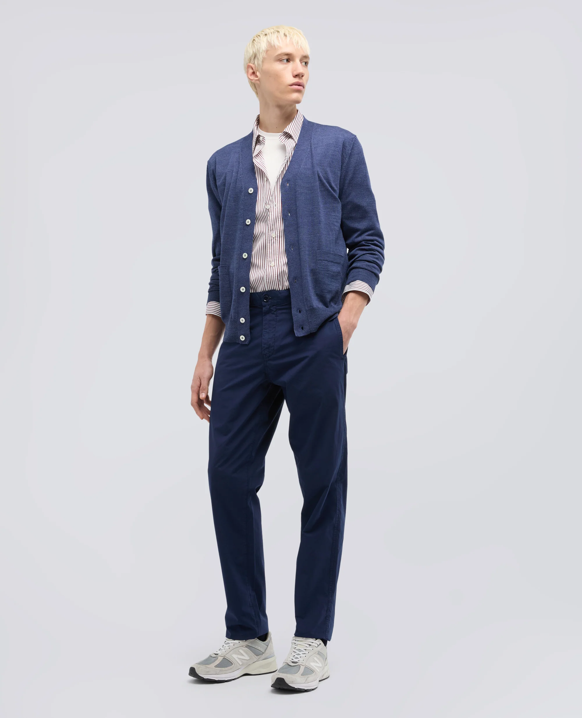 PANTALONE FUNZIONALE IN POPELINE - BLUETTE - Image 2