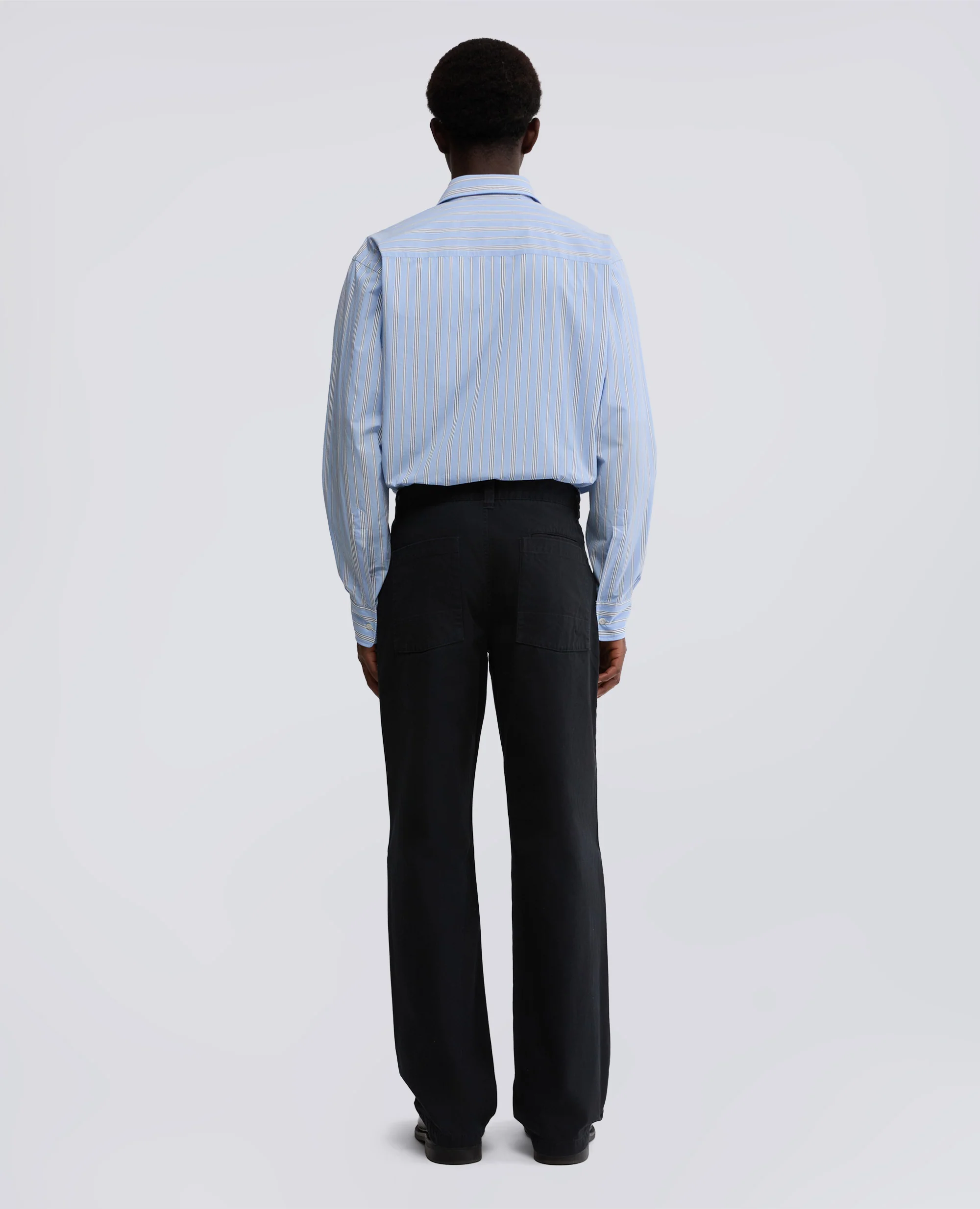 PANTALONE LAB WORKWEAR IN TELA DI COTONE - NAVY - Image 3