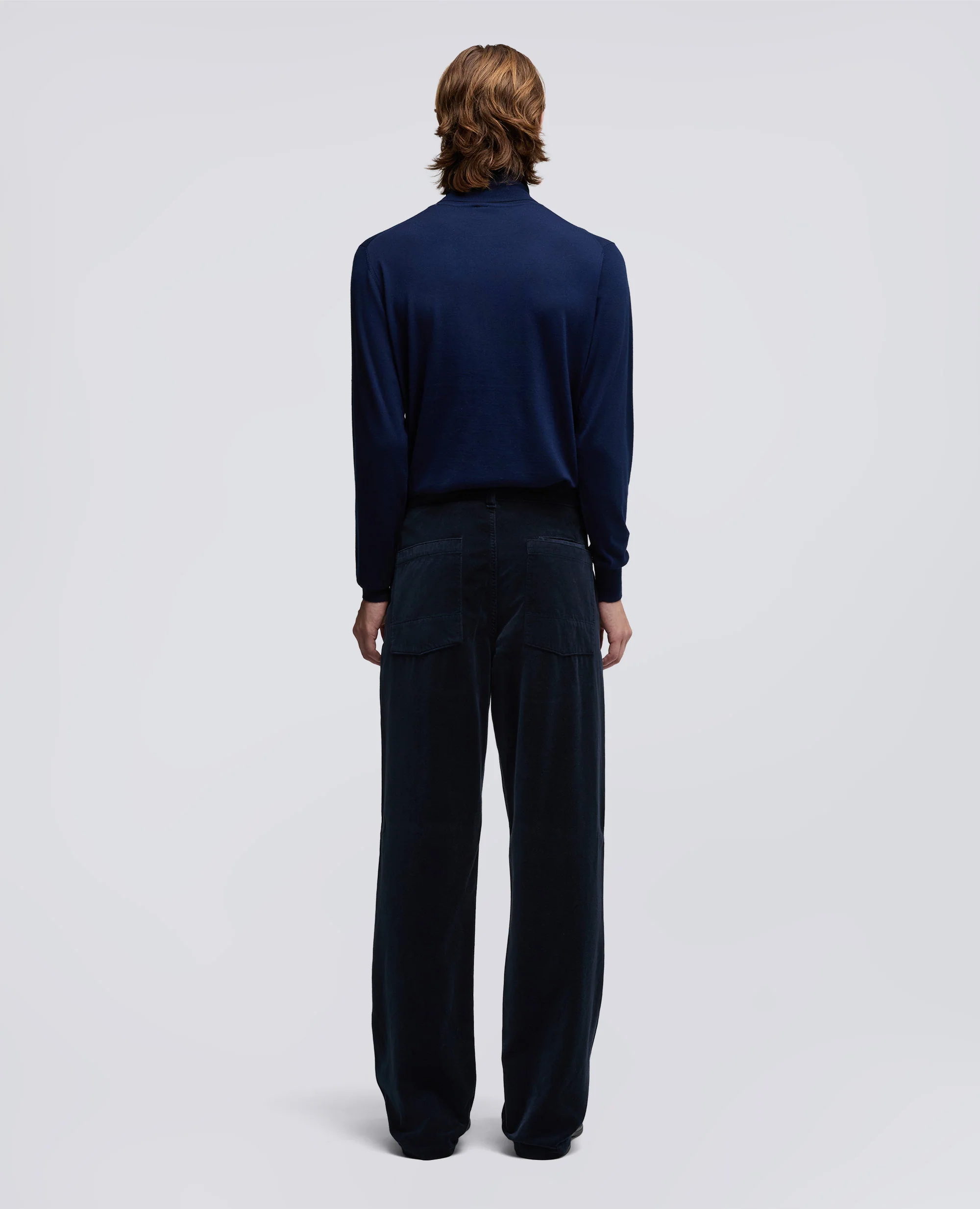 PANTALONE LAB WORKWEAR IN TELA DI COTONE - NAVY - Image 3