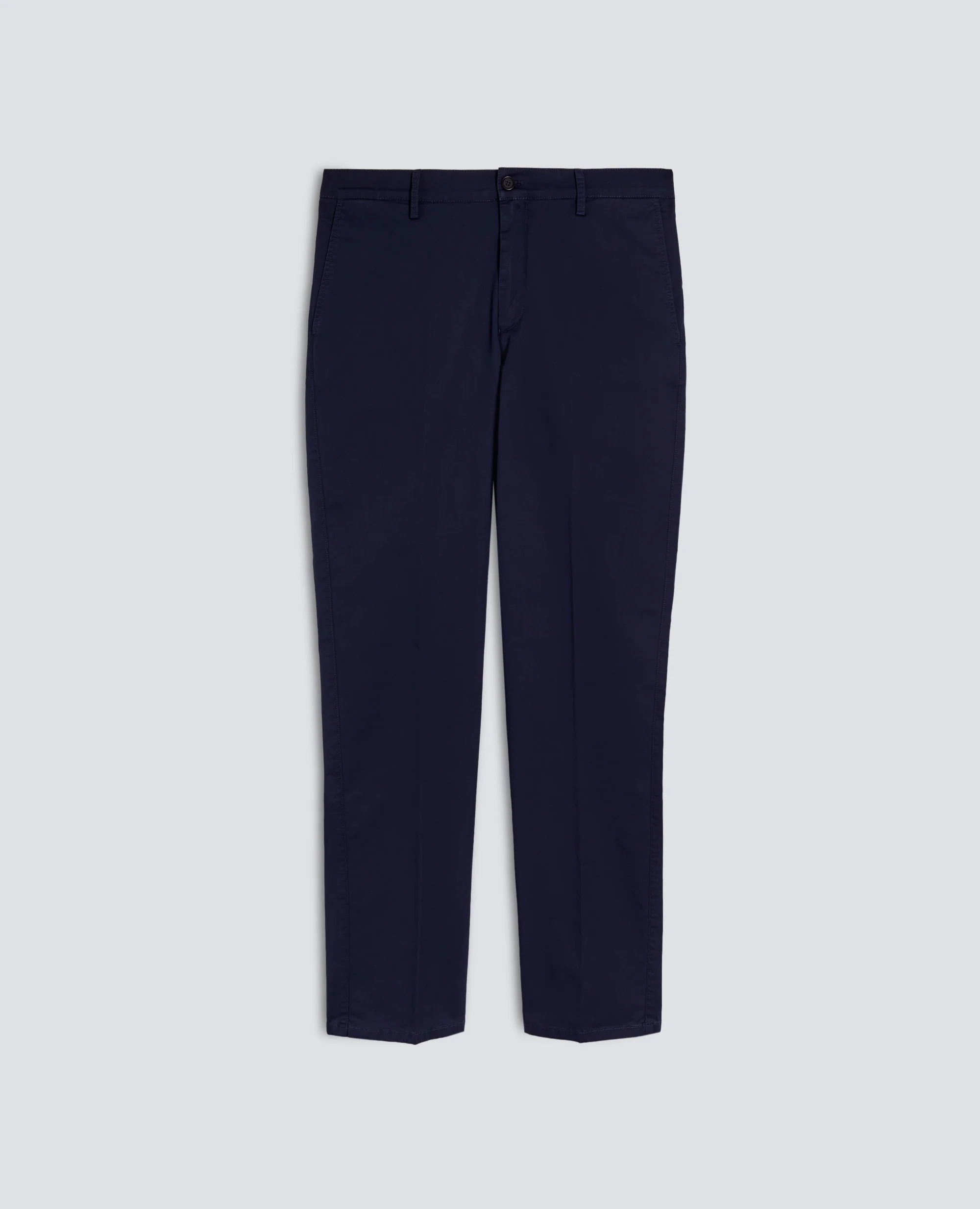 PANTALONE IN TWILL DI COTONE - NAVY