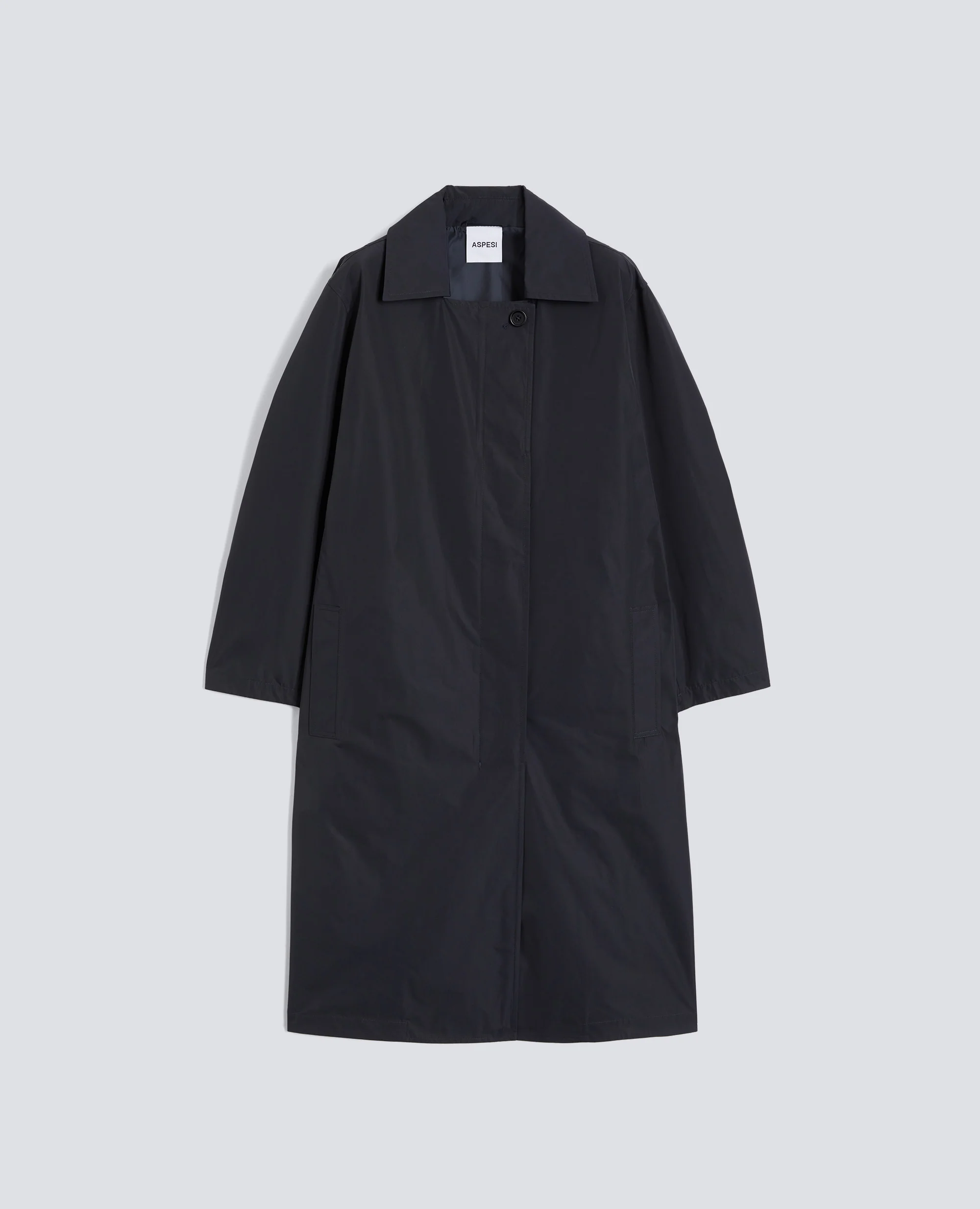 IMPERMEABILE IN TAFFETAS DI POLIESTERE - NAVY