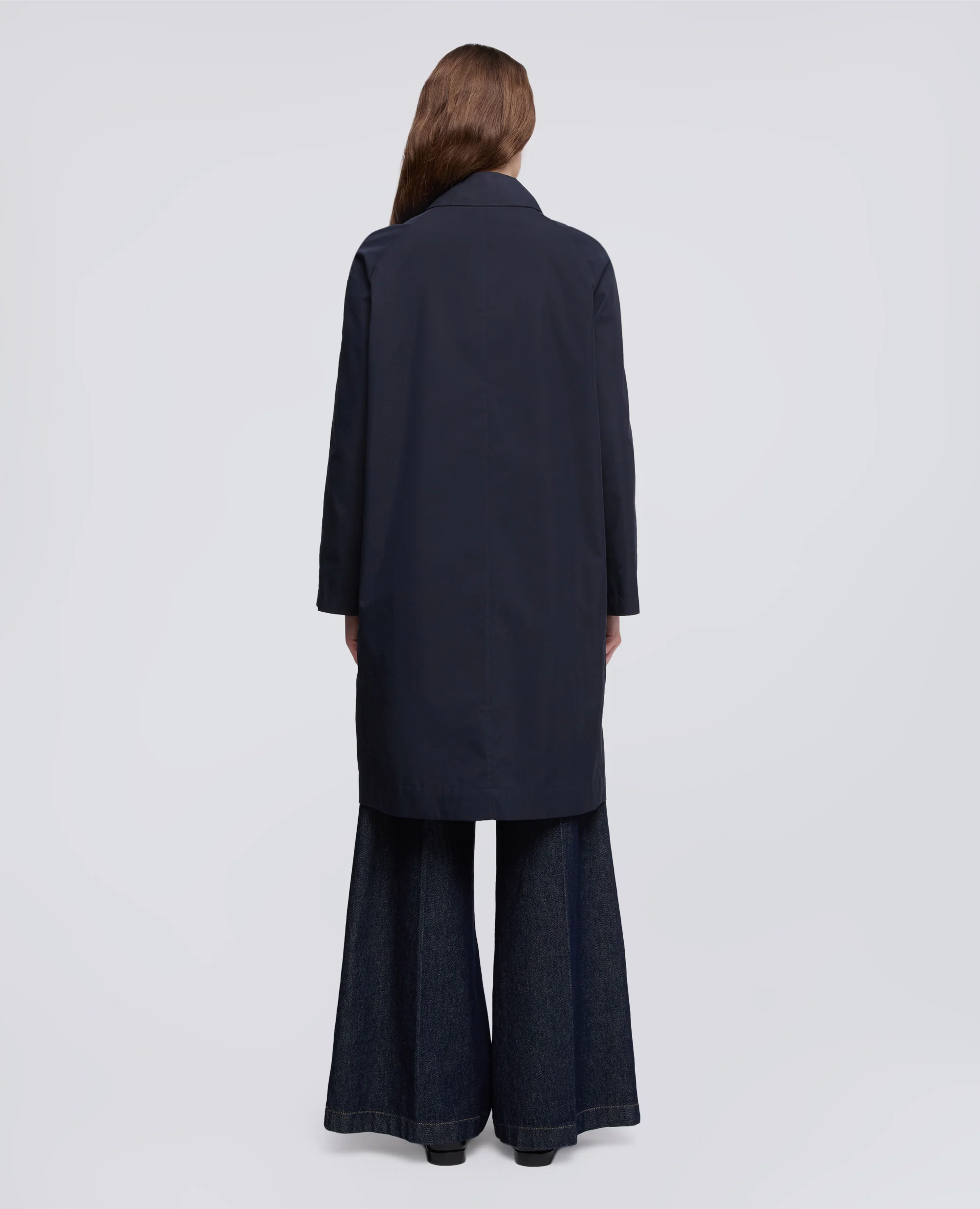 SOPRABITO IN TWILL DI COTONE POLIAMMIDE, REVERSIBILE IN NYLON RICICLATO - NAVY - Image 3