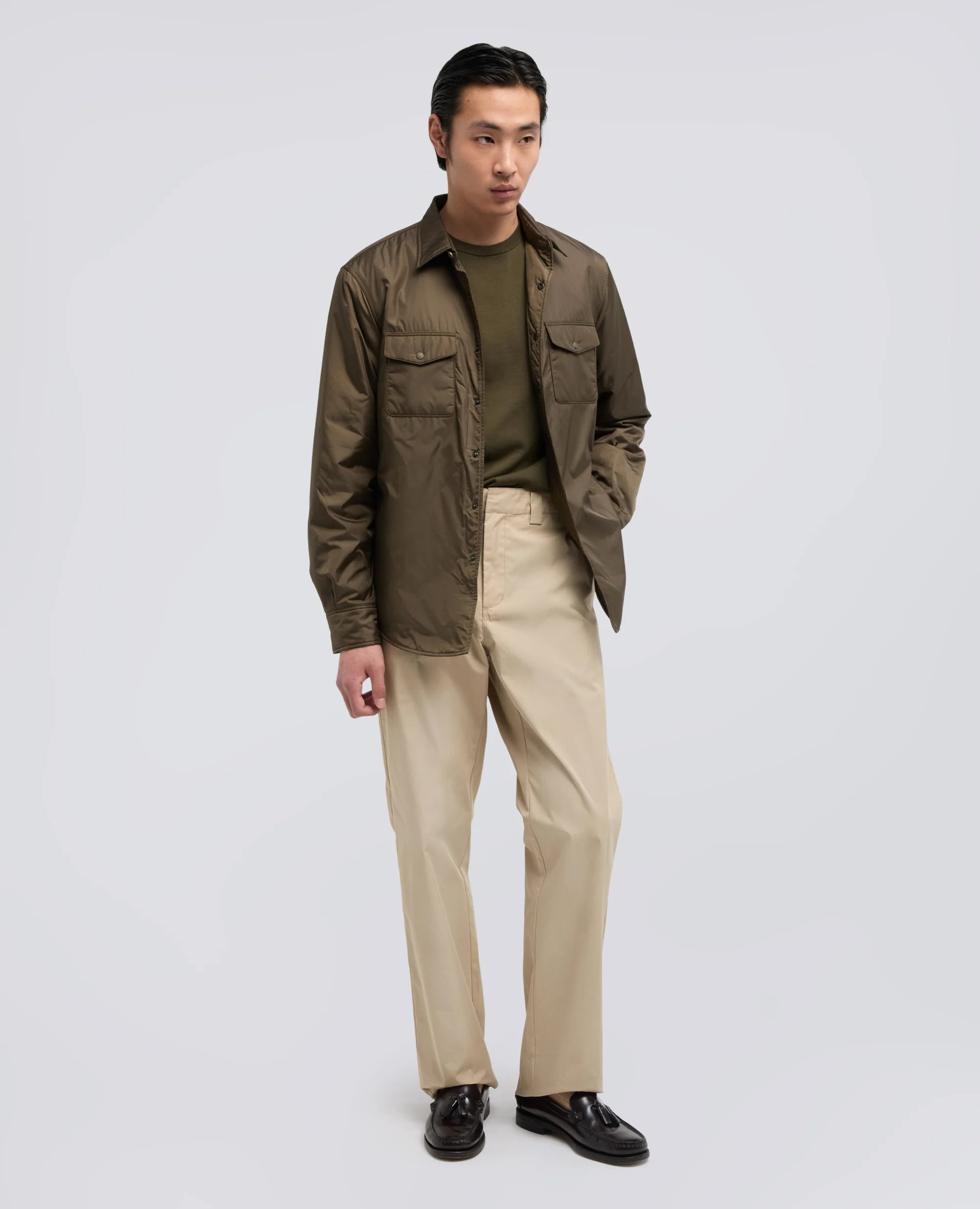 T-SHIRT IN COTONE - MILITARE - Image 2
