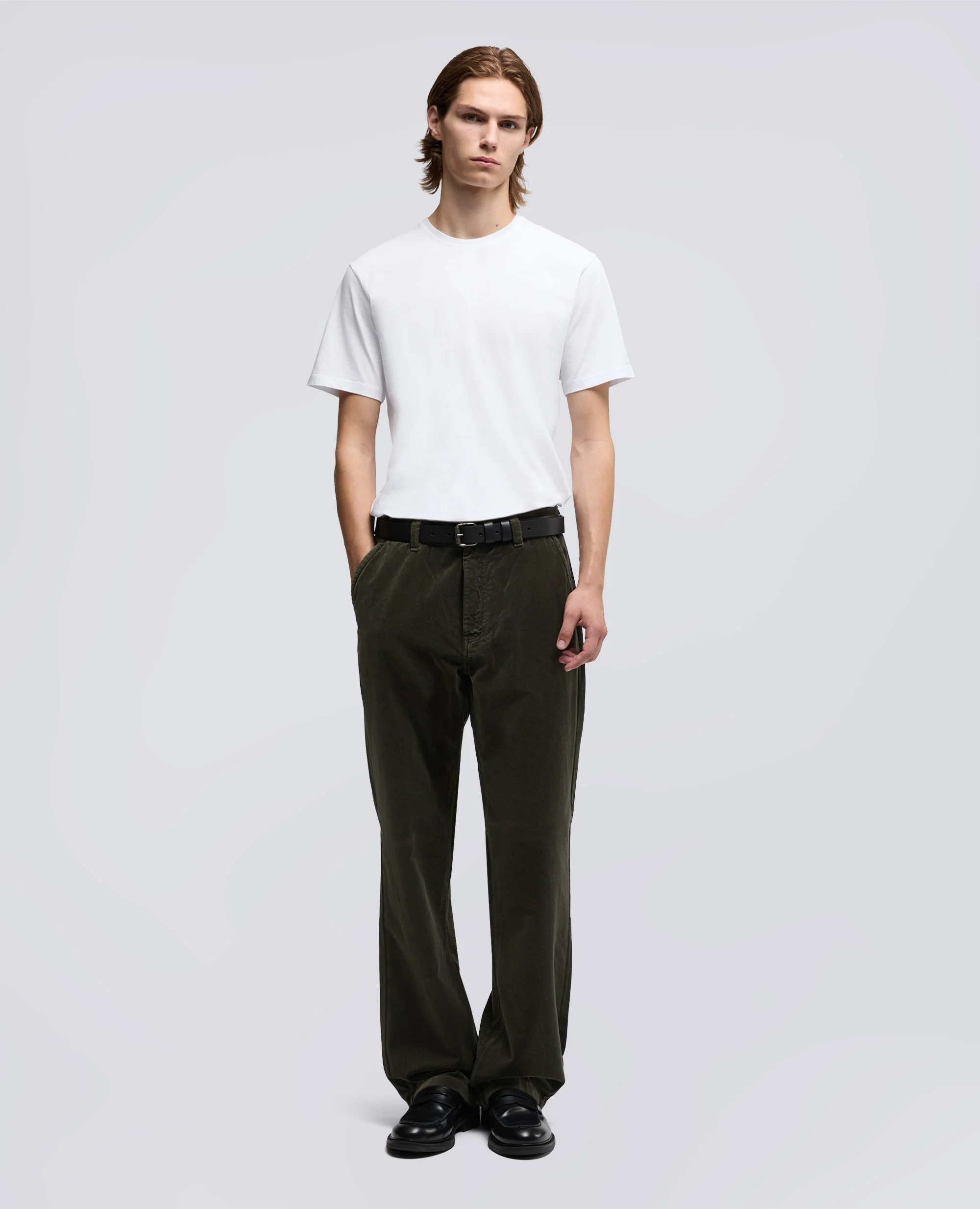 T-SHIRT IN JERSEY DI COTONE - BIANCO - Image 2