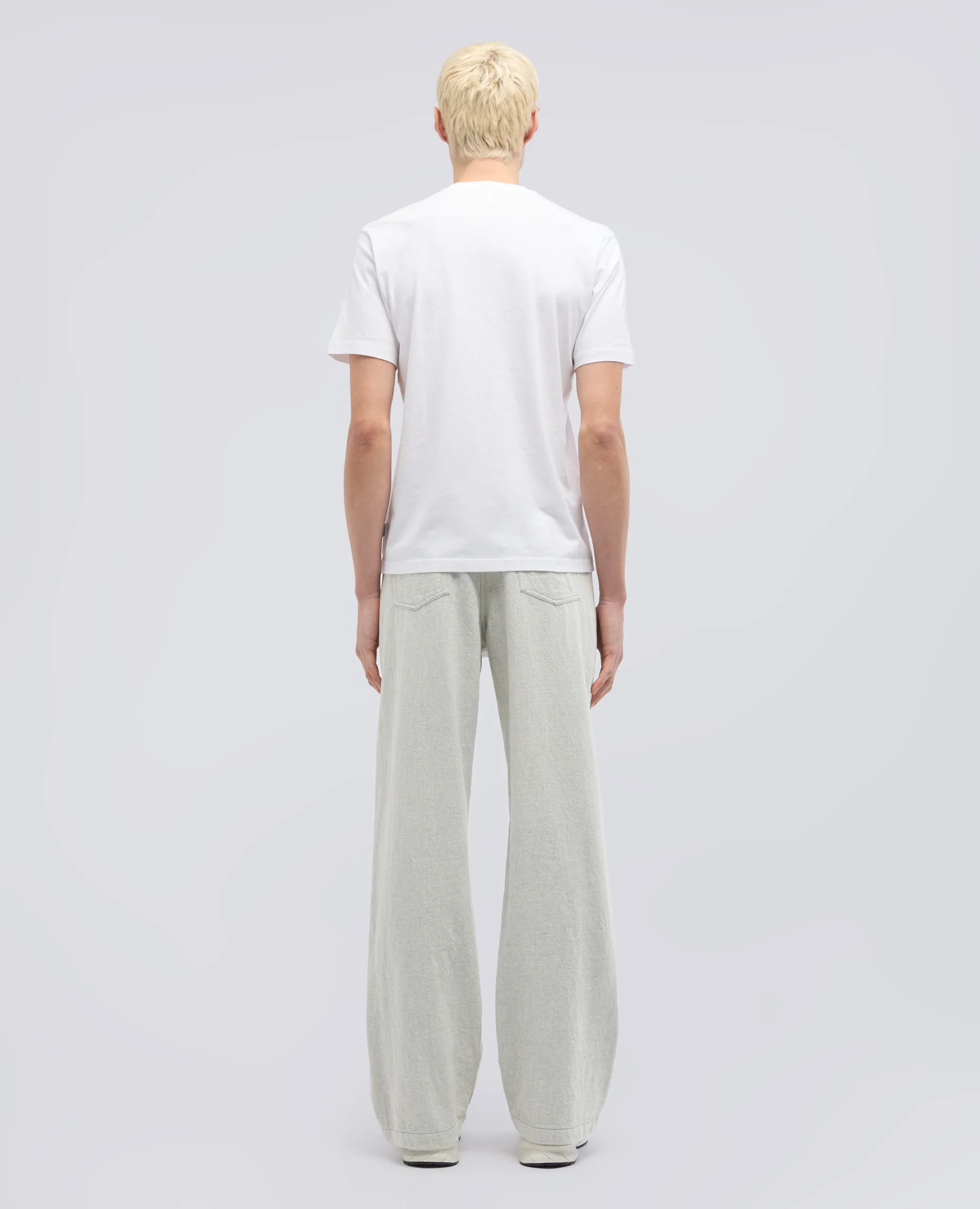 TSHIRT IN JERSEY DI COTONE - BIANCO - Image 3