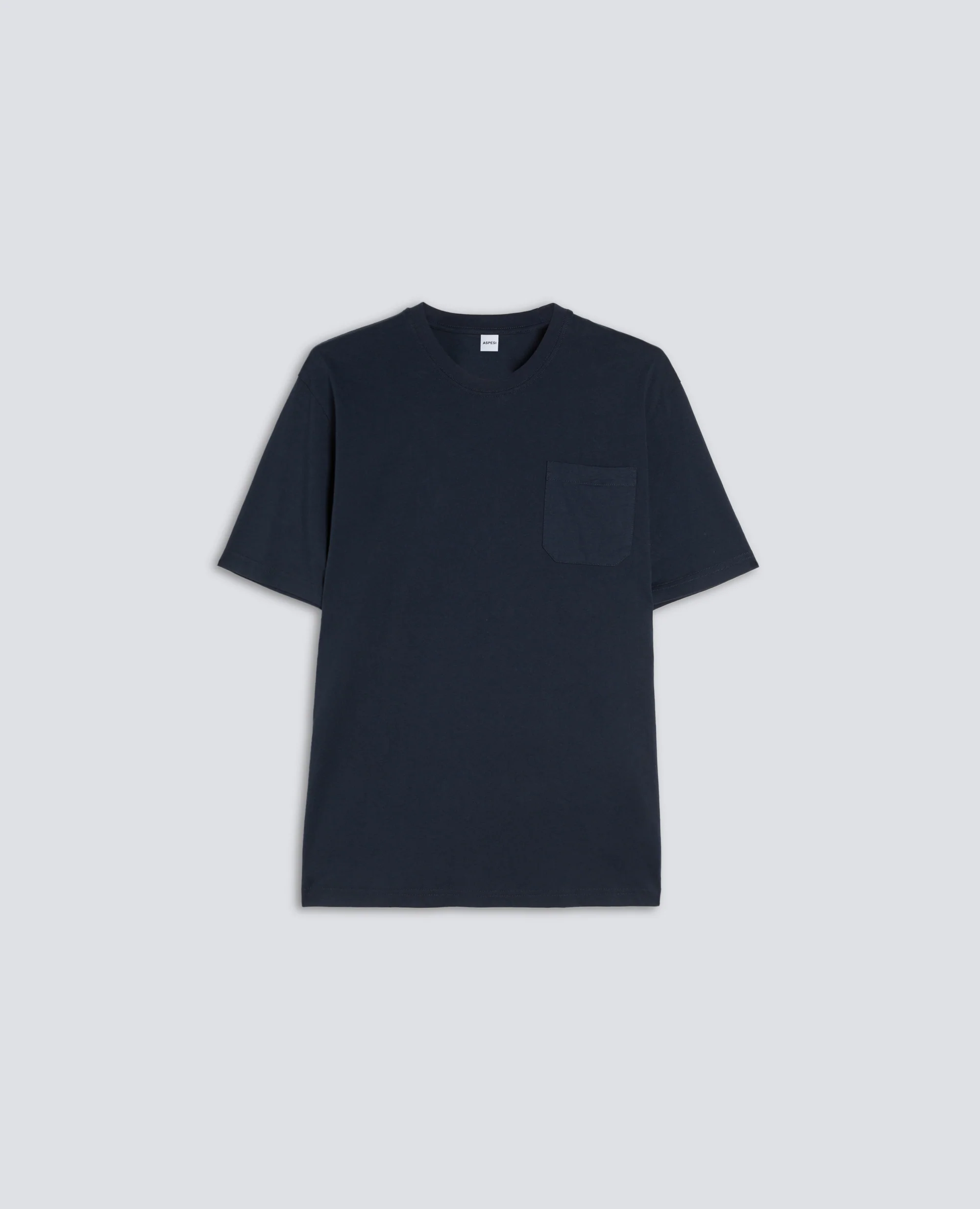 TSHIRT IN JERSEY DI COTONE - NAVY