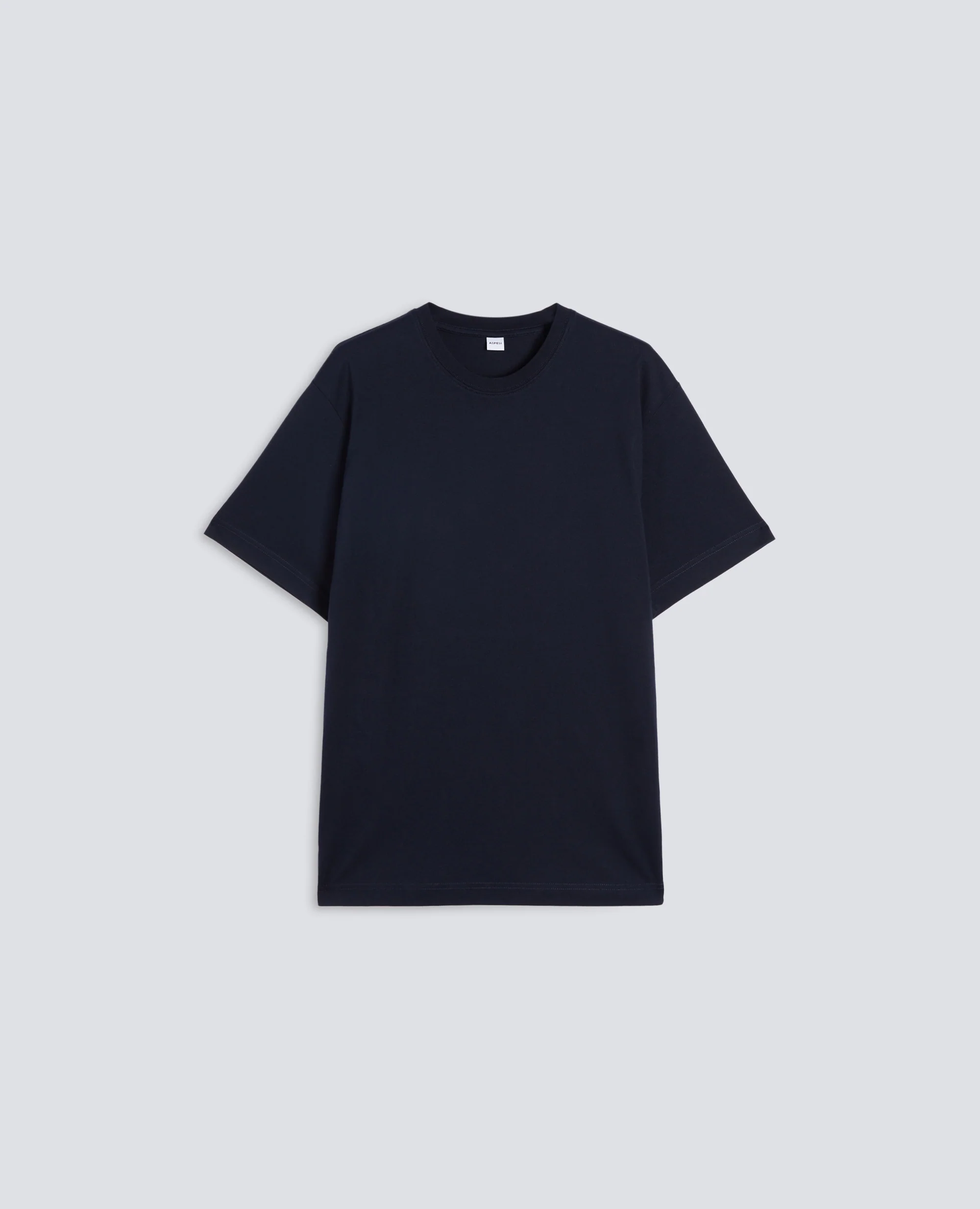 T-SHIRT IN JERSEY DI COTONE - NAVY