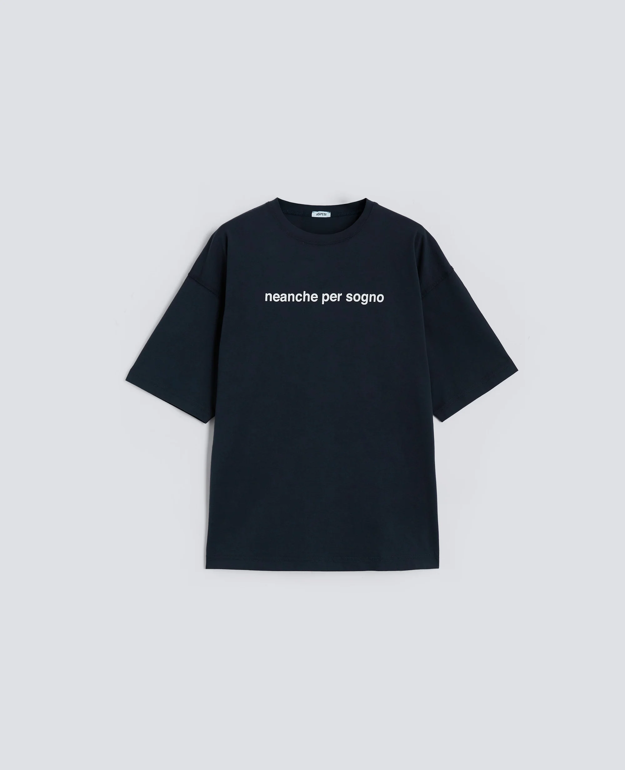 TSHIRT IN JERSEY DI COTONE - NAVY