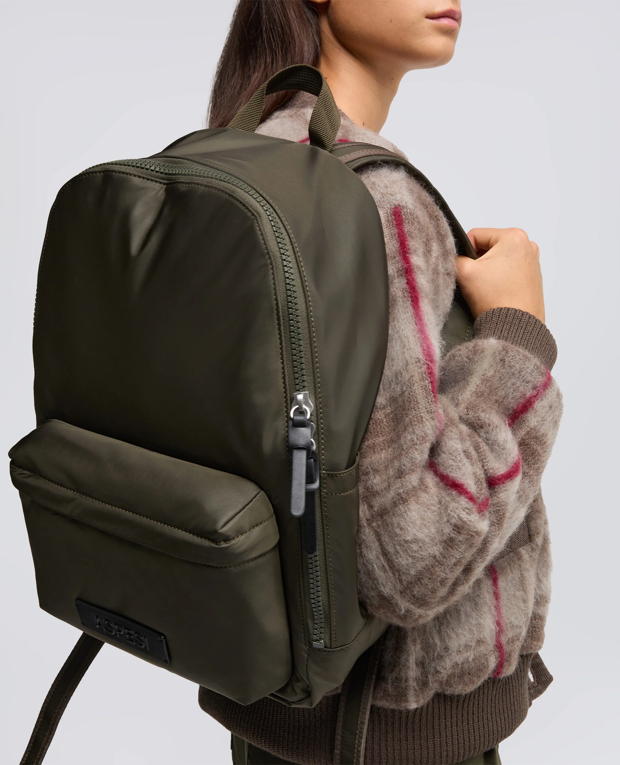 ZAINO IN NYLON RICICLATO - MILITARE - Image 4